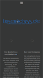 Mobile Screenshot of linsenschuss.de