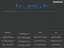 Tablet Screenshot of linsenschuss.de